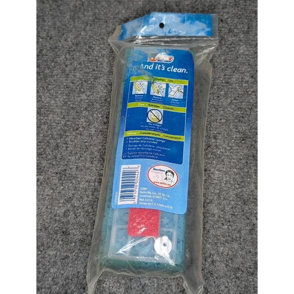 Quickie Original Automatic Sponge Mop Refill Type S For #045 Mops Blue NEW